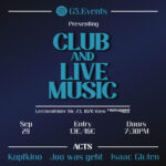 KOPFKINO / JOOO WAS GEHT / ISAAC GLUTEN: Club & Live Music