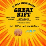 GREAT RIFT,  THE GHOST AND THE MACHINE, und HONEYGIANT,