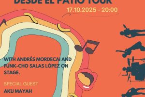 Orange Yellow and Teal Retro Music Fest Instagram Post